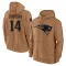 Brown Men's Alex Erickson New England Patriots 2023 Salute To Service Club Pullover Hoodie