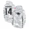 Camo Men's Alex Erickson New England Patriots Arctic 2024 Salute to Service Club Fleece Pullover Hoodie