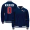 Navy Men's Haggai Ndubuisi New England Patriots Full-Snap Jacket