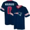 Navy Men's Haggai Ndubuisi New England Patriots Game Day V-Neck T-Shirt