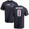 Navy Men's Haggai Ndubuisi New England Patriots Logo T-Shirt -