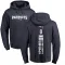 Navy Men's Haggai Ndubuisi New England Patriots Pro Line Backer Pullover Hoodie