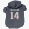 Navy New England Patriots Alex Erickson   Dog & Cat Pet Hoodie