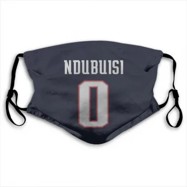 Navy New England Patriots Haggai Ndubuisi   Face Mask