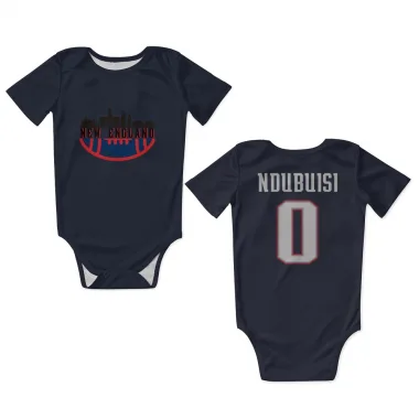 Navy New England Patriots Haggai Ndubuisi   Newborn & Infant Bodysuit