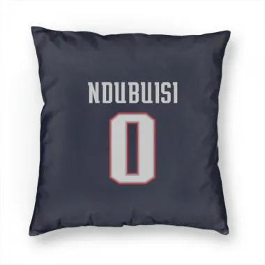 Navy New England Patriots Haggai Ndubuisi   Pillow Cover (18 X 18)