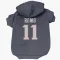 Navy New England Patriots John Parker Romo   Dog & Cat Pet Hoodie