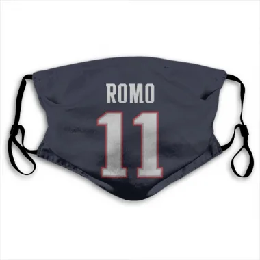 Navy New England Patriots John Parker Romo   Face Mask