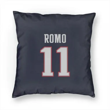 Navy New England Patriots John Parker Romo   Pillow Cover (18 X 18)