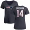 Navy Women's Alex Erickson New England Patriots Logo T-Shirt -