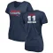 Navy Women's John Parker Romo New England Patriots Retro V-Neck T-Shirt -