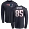 Navy Youth Hunter Henry New England Patriots Logo Long Sleeve T-Shirt -