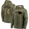 Olive Men's Alex Erickson New England Patriots Salute to Service Pullover Hoodie