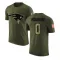 Olive Men's Haggai Ndubuisi New England Patriots Salute to Service T-Shirt