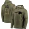 Olive Men's John Parker Romo New England Patriots Salute to Service Pullover Hoodie