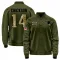 Olive Youth Alex Erickson New England Patriots Salute to Service Sideline Performance Jacket