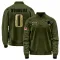 Olive Youth Haggai Ndubuisi New England Patriots Salute to Service Sideline Performance Jacket