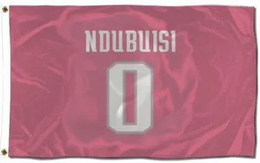 Pink New England Patriots Haggai Ndubuisi   Flag (3 X 5)