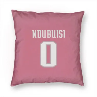 Pink New England Patriots Haggai Ndubuisi   Pillow Cover (18 X 18)