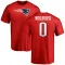 Red Men's Haggai Ndubuisi New England Patriots Logo T-Shirt -