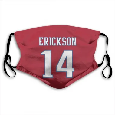 Red New England Patriots Alex Erickson   Face Mask