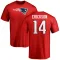 Red Youth Alex Erickson New England Patriots Logo T-Shirt -