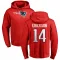 Red Youth Alex Erickson New England Patriots Pro Line Logo Pullover Hoodie