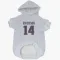 White New England Patriots Alex Erickson   Dog & Cat Pet Hoodie