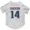 White New England Patriots Alex Erickson   Fade Dog & Cat Pet Jersey