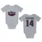 White New England Patriots Alex Erickson   Newborn & Infant Bodysuit