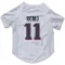 White New England Patriots John Parker Romo   Dog & Cat Pet Jersey