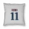 White New England Patriots John Parker Romo   Fade Pillow Cover (18 X 18)