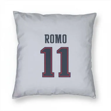 White New England Patriots John Parker Romo   Pillow Cover (18 X 18)