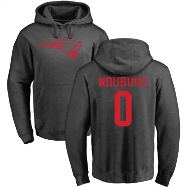 Youth Haggai Ndubuisi New England Patriots Pro Line by Branded Ash One Color Pullover Hoodie